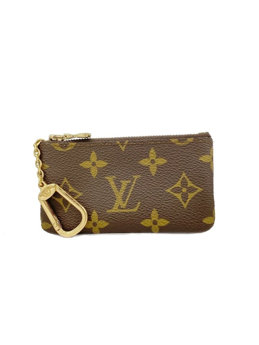 Louis Vuitton Coin Purse Monogram Pochette Cles Brown